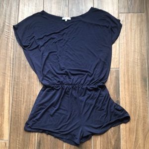 Navy Romper